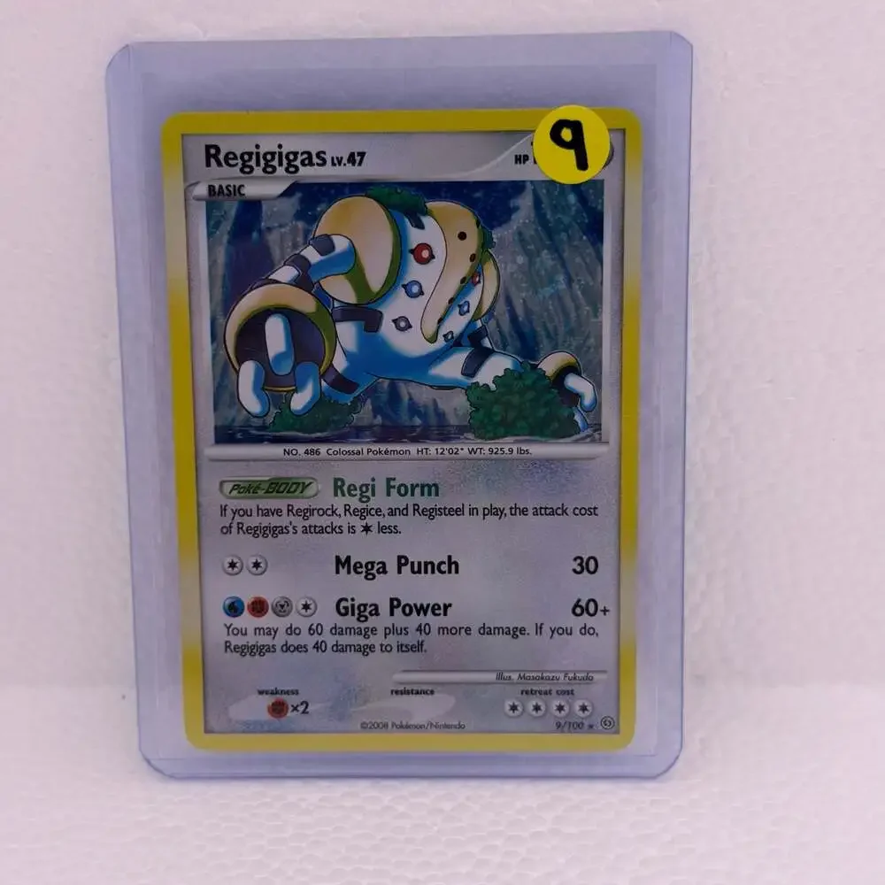 Regigigas 9/100 Holo Rare Stormfront Pokemon Card
